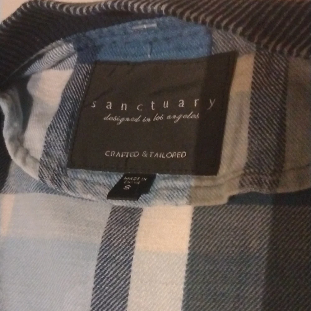 Sanctuary lightweight plaid